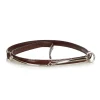 Gucci Vintage - Narrow Horsebit Belt - Brown - Leather Belt - Luxury High Quality - Avvenice