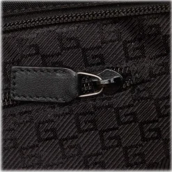 Gucci Vintage - Nylon Crossbody Bag - Black - Leather Handbag - Luxury High Quality - Avvenice