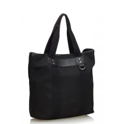 Gucci Vintage - Nylon Tote Bag - Black - Leather Handbag - Luxury High Quality - Avvenice