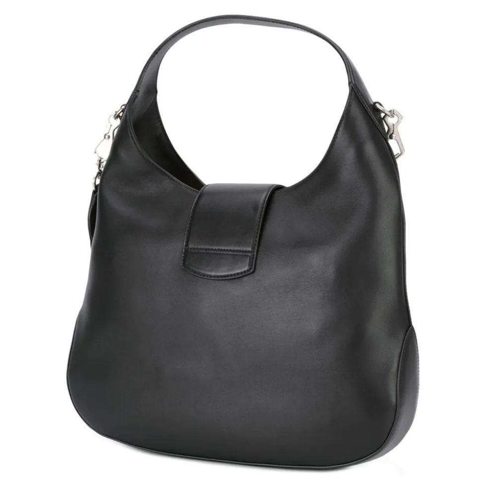 Gucci Vintage - Patched Leather Dionysus Satchel Bag - Black - Leather Handbag - Luxury High Quality - Avvenice