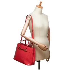 Gucci Vintage - Patent Leather Bright Bit Satchel Bag - Pink - Leather Handbag - Luxury High Quality - Avvenice