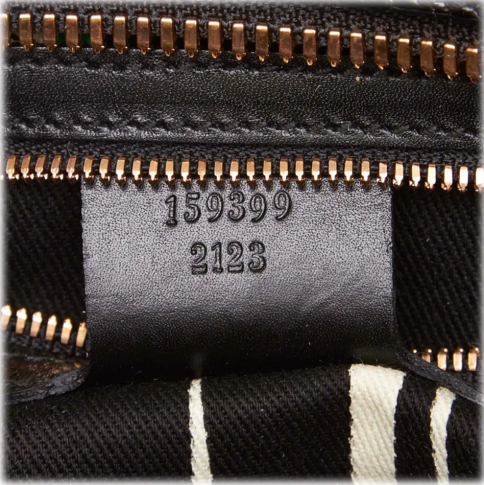 Gucci Vintage - Patent Leather Horsebit Wave Shoulder Bag - Black - Leather Handbag - Luxury High Quality - Avvenice