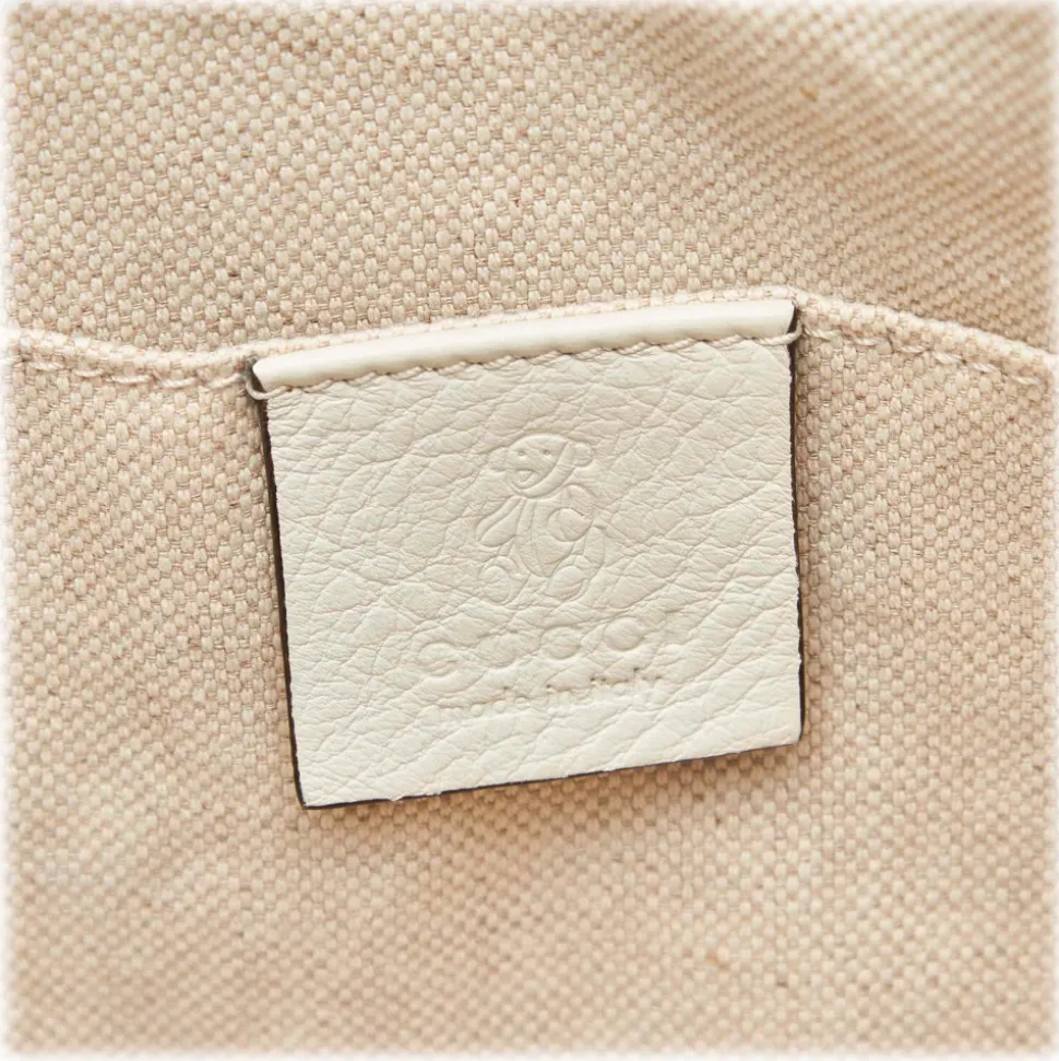 Gucci Vintage - Printed Nylon Tote Bag - Blue - Leather Handbag - Luxury High Quality - Avvenice