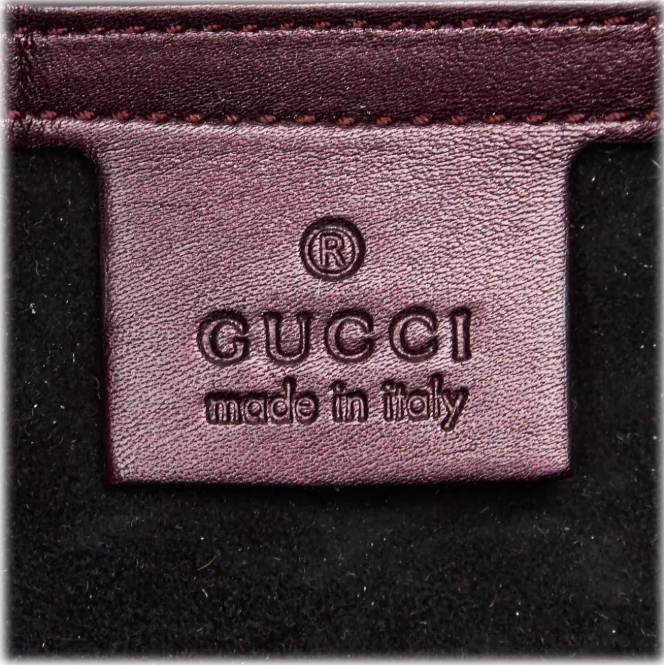 Gucci Vintage - Python Soft Stirrup Shoulder Bag - Brown - Python Leather Handbag - Luxury High Quality - Avvenice