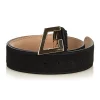 Gucci Vintage - Suede Belt - Black - Leather Belt - Luxury High Quality - Avvenice