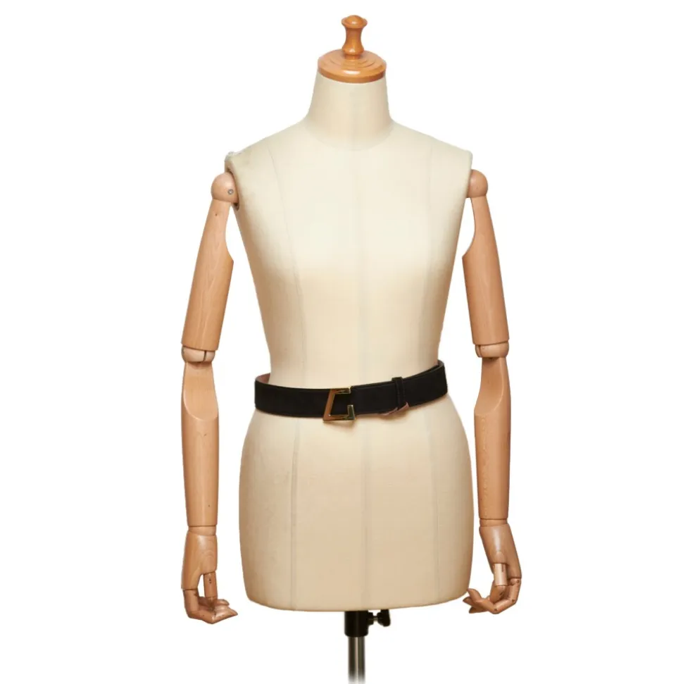 Gucci Vintage - Suede Belt - Black - Leather Belt - Luxury High Quality - Avvenice