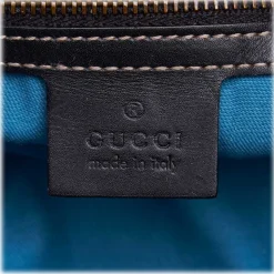 Gucci Vintage - Suede Irina Babouska Shoulder Bag - Black - Leather Handbag - Luxury High Quality - Avvenice