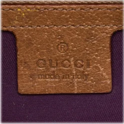 Gucci Vintage - Velour Horsebit Hobo Bag - Brown - Leather Handbag - Luxury High Quality - Avvenice