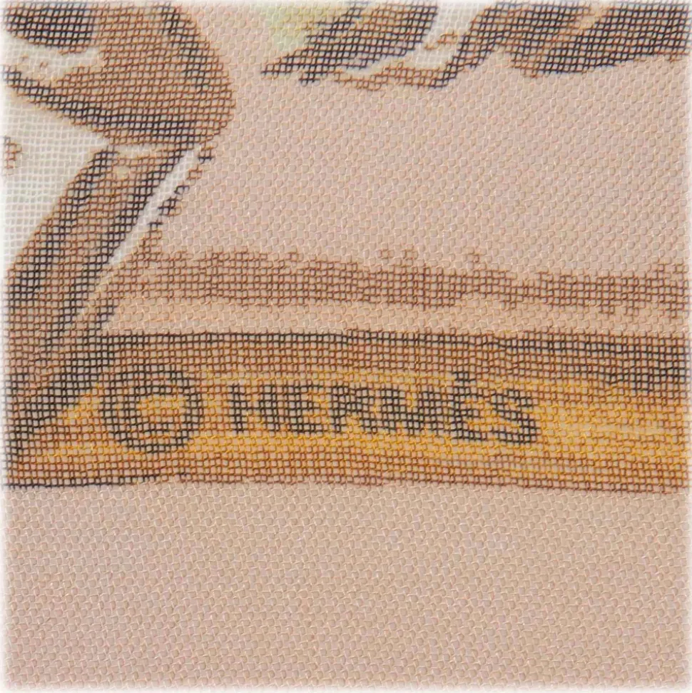 Hermès Vintage - A Propos De Bottes Silk Scarf - Brown Beige - Silk Foulard - Luxury High Quality - Avvenice