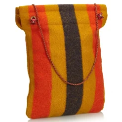 Hermès Vintage - Aline Rocabar Grooming Bag - Brown Multi - Canvas and Wool Handbag - Luxury High Quality - Avvenice