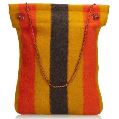 Hermès Vintage - Aline Rocabar Grooming Bag - Brown Multi - Canvas and Wool Handbag - Luxury High Quality - Avvenice