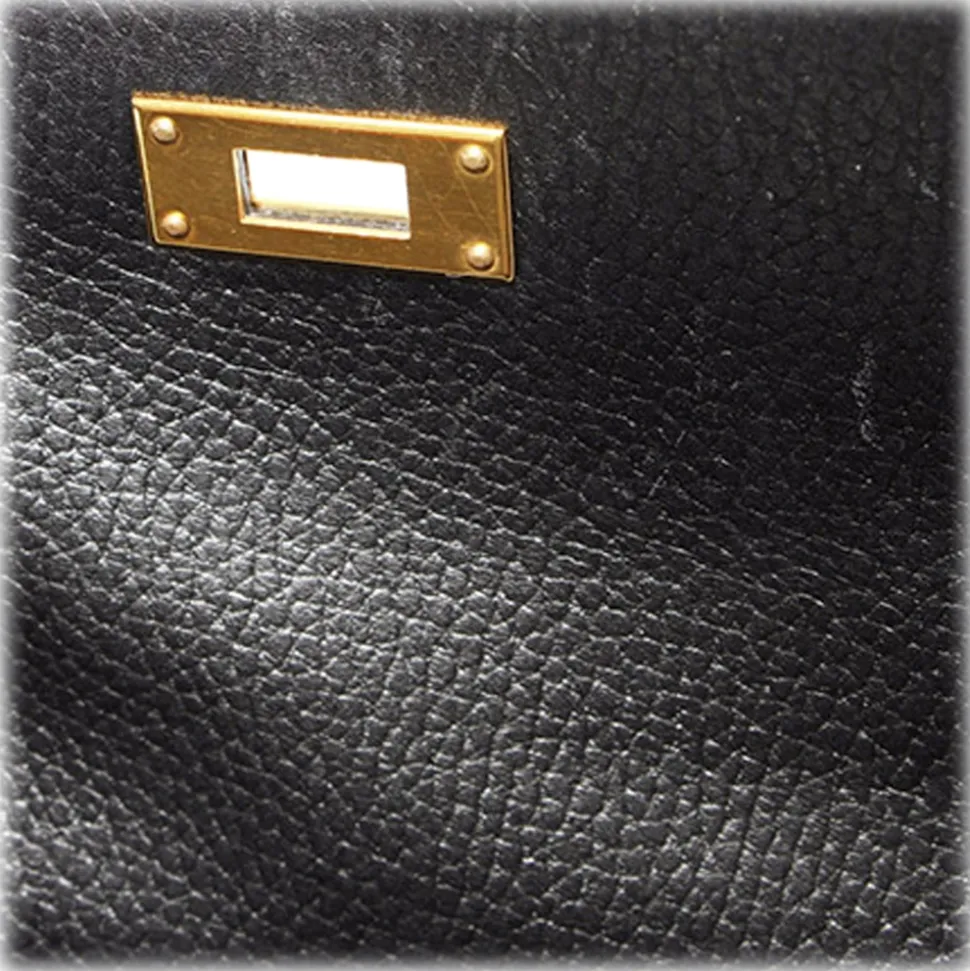 Hermès Vintage - Ardennes Kelly Sellier 35 - Black - Leather Handbag - Avvenice