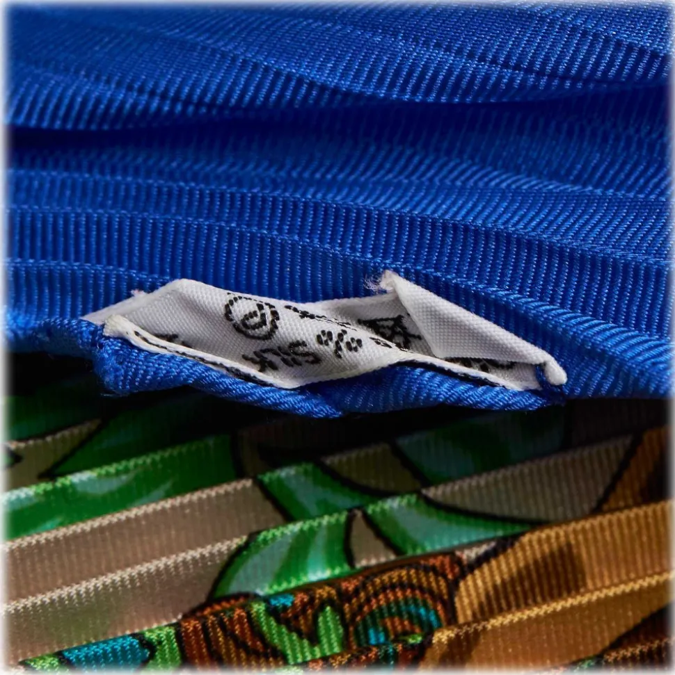 Hermès Vintage - Art Des Steppes Silk Scarf - Green Blue Multi - Silk Foulard - Luxury High Quality - Avvenice