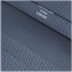 Hermès Vintage - Bearn Leather Card Holder - Blue - Leather Card Holder - Avvenice