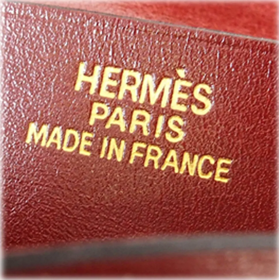 Hermès Vintage - Bearn Soufflet Leather Wallet - Red - Leather Wallet - Avvenice