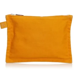 Hermès Vintage - Bora Bora Zip Pouch Bag - Orange - Fabric and Cotton Pounch - Luxury High Quality - Avvenice