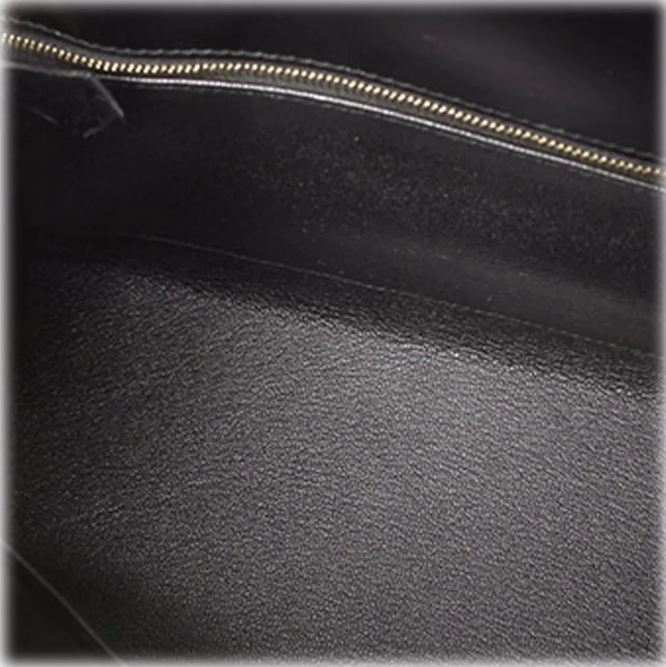Hermès Vintage - Box Calf Kelly 28 - Black - Leather Handbag - Avvenice