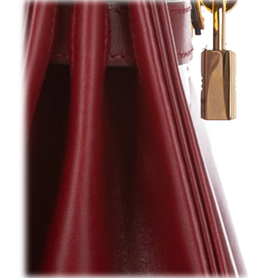 Hermès Vintage - Box Calf Kelly 32 - Red - Leather Handbag - Avvenice