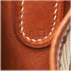 Hermès Vintage - Canvas Evelyne GM Bag - Brown - Leather Handbag - Luxury High Quality - Avvenice