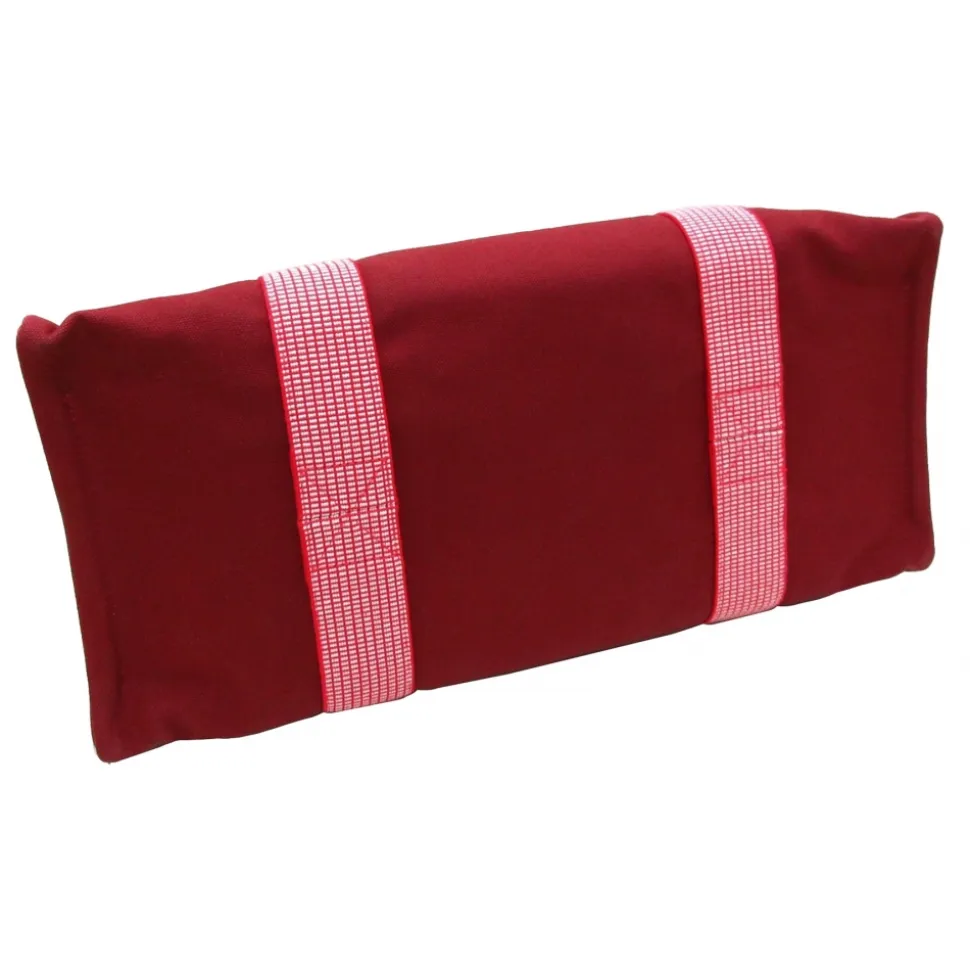 Hermès Vintage - Circus Canvas Nappy Bag - White Red - Canvas Bag - Avvenice