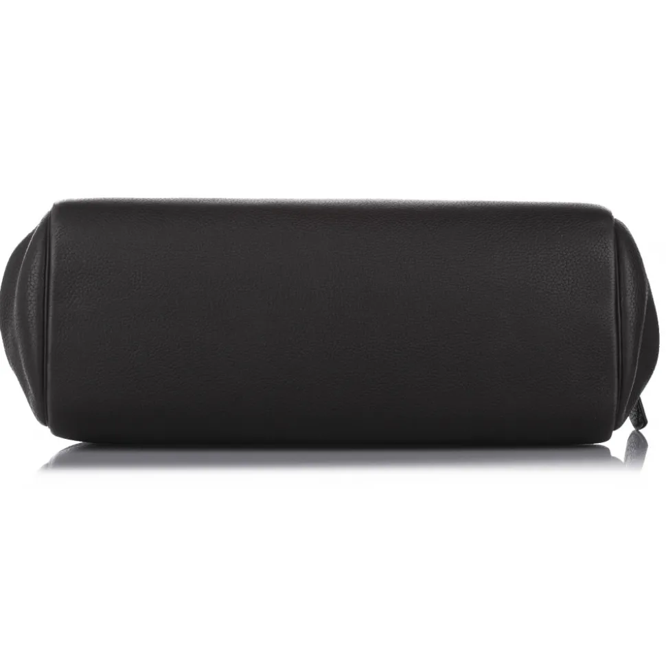 Hermès Vintage - Clemence Atlas 42 - Black - Leather Handbag - Avvenice