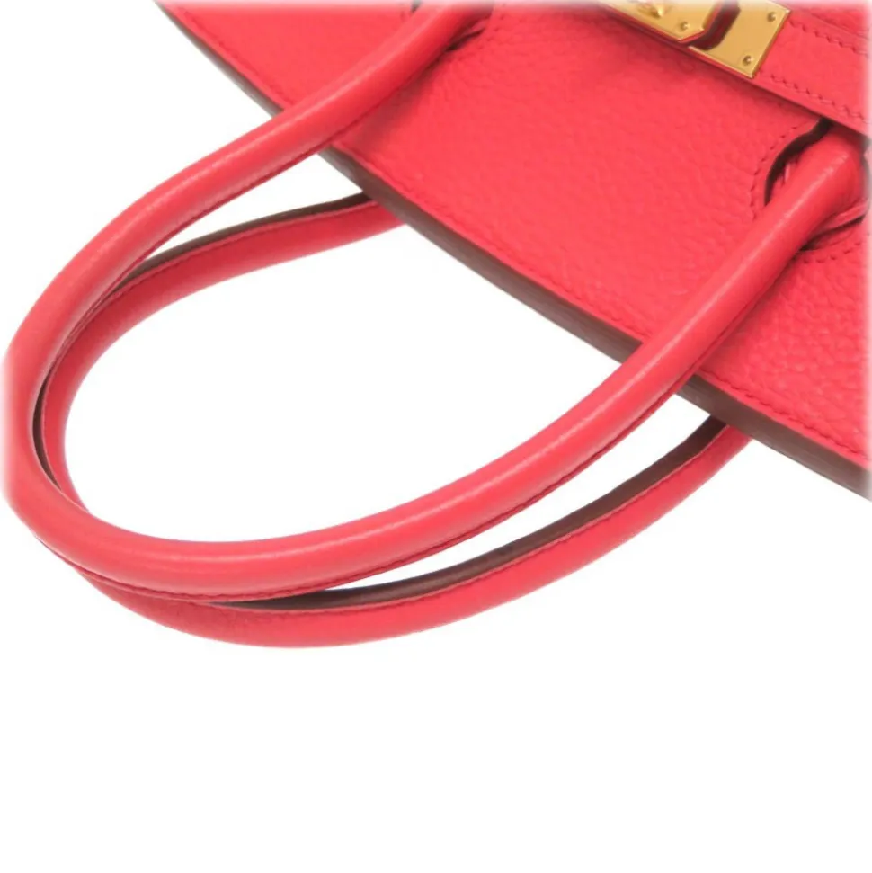 Hermès Vintage - Clemence Birkin 35 Bag - Pink - Leather and Calf Handbag - Luxury High Quality - Avvenice