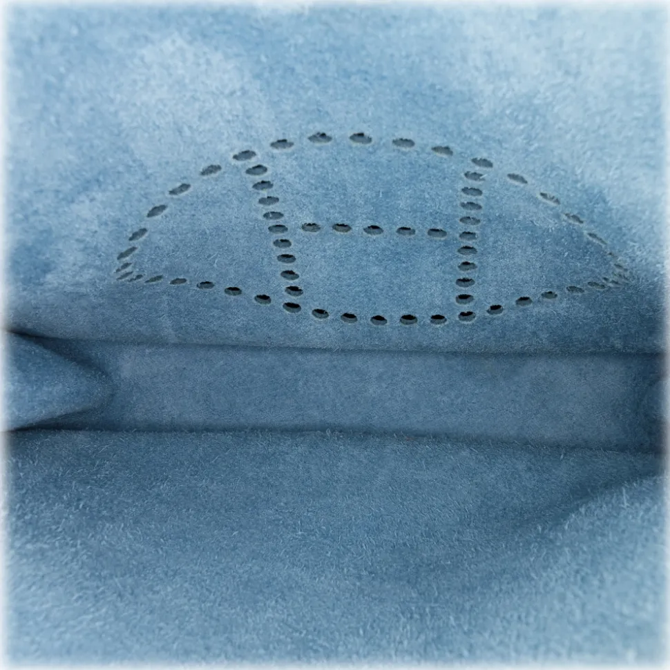 Hermès Vintage - Clemence Evelyne I TPM - Blue Marine - Leather Handbag - Avvenice