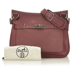 Hermès Vintage - Clemence Jypsiere 34 Bag - Pink - Leather and Calf Handbag - Luxury High Quality - Avvenice