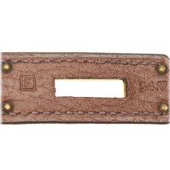 Hermès Vintage - Clemence Terre Birkin 35 Bag - Brown - Leather and Calf Handbag - Luxury High Quality - Avvenice