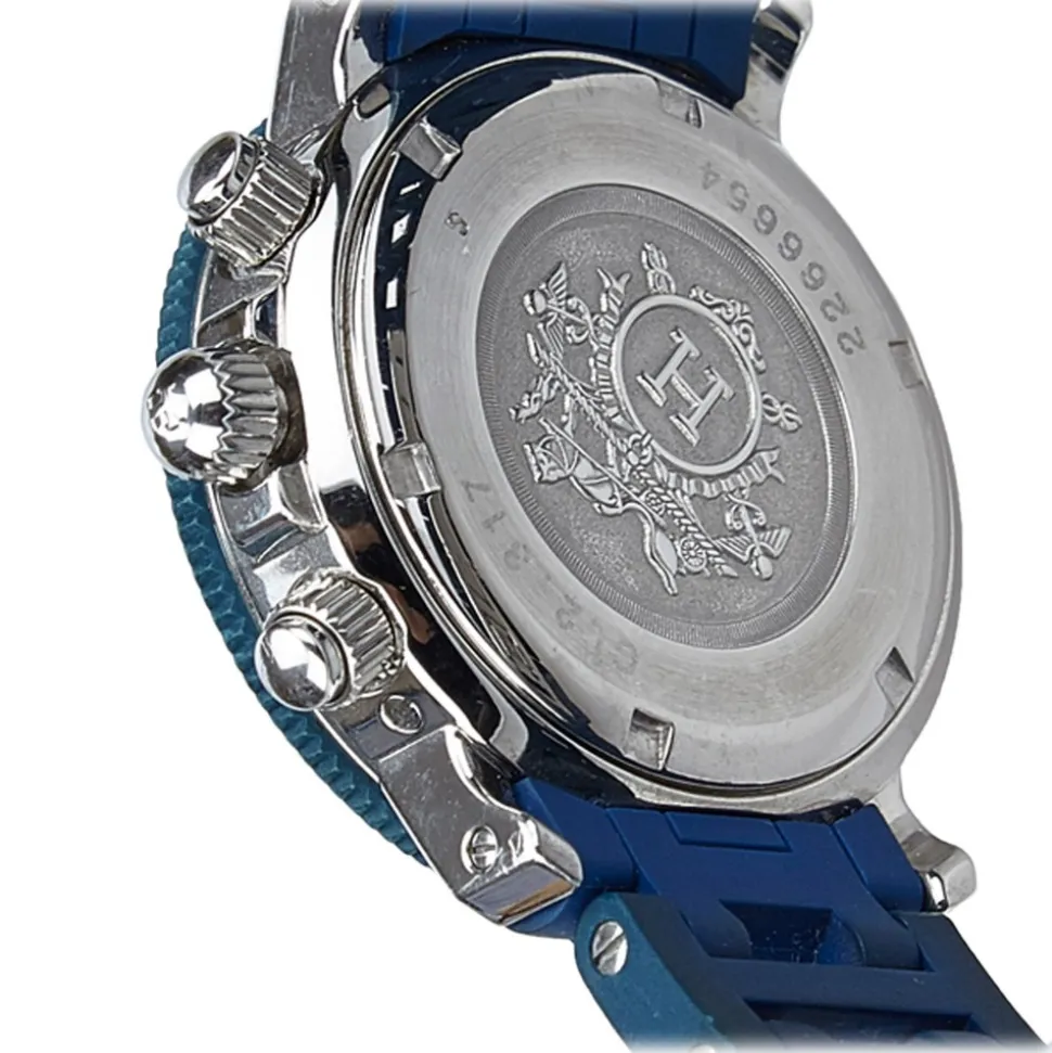 Hermès Vintage - Clipper Diver Watch - Blue Silver - Stainless Steel Watch - Luxury High Quality - Avvenice
