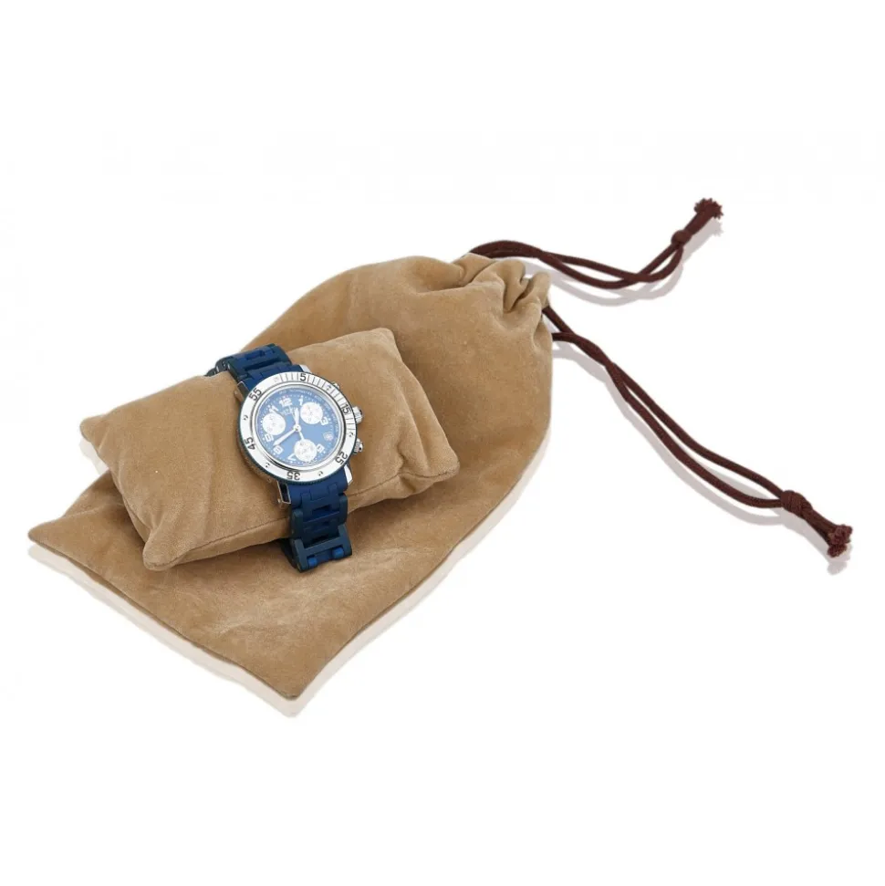 Hermès Vintage - Clipper Diver Watch - Blue Silver - Stainless Steel Watch - Luxury High Quality - Avvenice