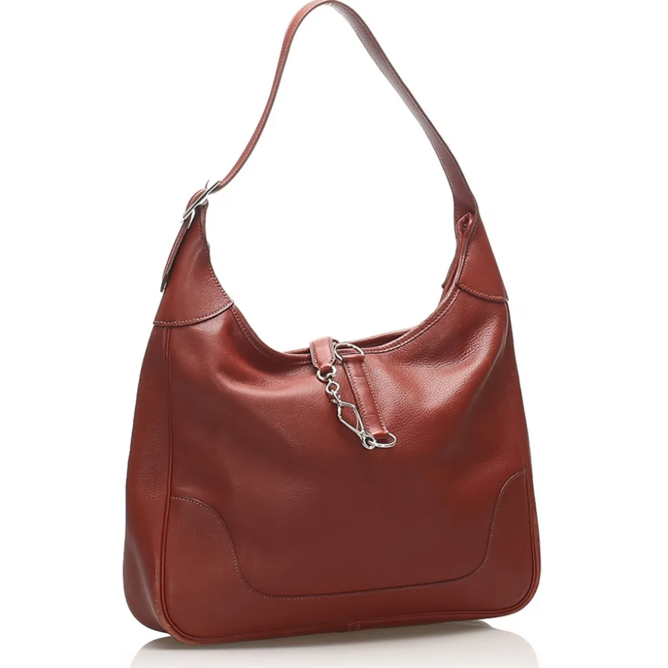 Hermès Vintage - Courchevel Trim II 31 - Brown - Leather Handbag - Avvenice