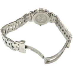 Hermès Vintage - Diamond Clipper Nacre Watch - Silver - Stainless Steel Watch - Avvenice