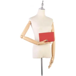 Hermès Vintage - Dogon Leather Long Wallet - Red - Leather Wallet - Avvenice