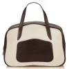 Hermès Vintage - Doha Bag - White Ivory - Leather and Canvas Handbag - Luxury High Quality - Avvenice