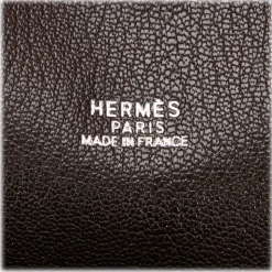 Hermès Vintage - Doha Bag - White Ivory - Leather and Canvas Handbag - Luxury High Quality - Avvenice