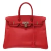 Hermès Vintage - Epsom Birkin 35 Bag - Red - Leather and Calf Handbag - Luxury High Quality - Avvenice