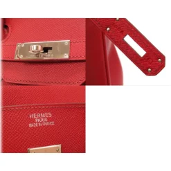 Hermès Vintage - Epsom Birkin 35 Bag - Red - Leather and Calf Handbag - Luxury High Quality - Avvenice