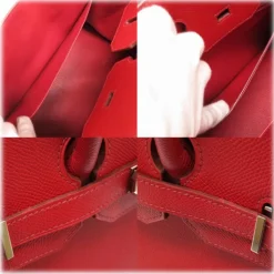 Hermès Vintage - Epsom Birkin 35 Bag - Red - Leather and Calf Handbag - Luxury High Quality - Avvenice
