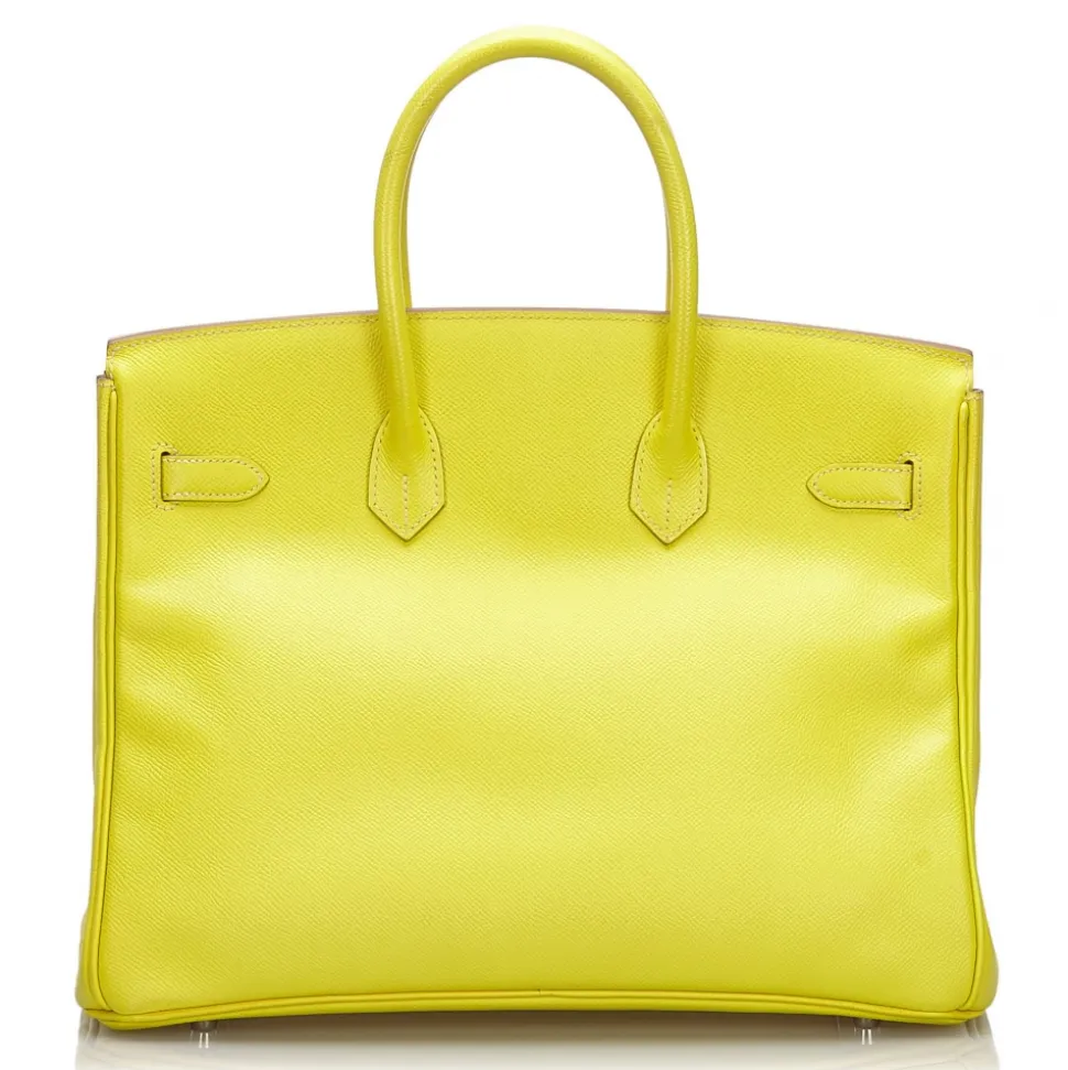 Hermès Vintage - Epsom Birkin 35 Bag - Yellow - Leather and Calf Handbag - Luxury High Quality - Avvenice