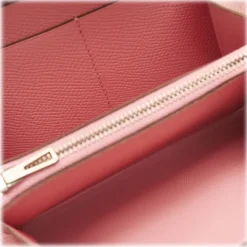 Hermès Vintage - Epsom Constance Compact Wallet - Pink - Leather Wallet - Luxury High Quality - Avvenice