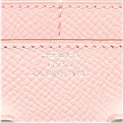 Hermès Vintage - Epsom Constance Compact Wallet - Pink - Leather Wallet - Luxury High Quality - Avvenice