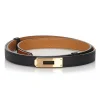 Hermès Vintage - Epsom Kelly Belt - Black Gold - Leather Belt - Luxury High Quality - Avvenice