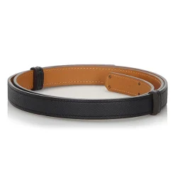 Hermès Vintage - Epsom Kelly Belt - Black Gold - Leather Belt - Luxury High Quality - Avvenice