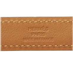 Hermès Vintage - Epsom Kelly Belt - Grey Gold - Leather Belt - Luxury High Quality - Avvenice