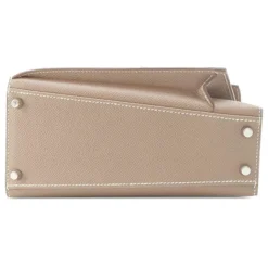 Hermès Vintage - Epsom Kelly en Desordre Sellier 20 - Brown - Leather and Calf Handbag - Luxury High Quality - Avvenice