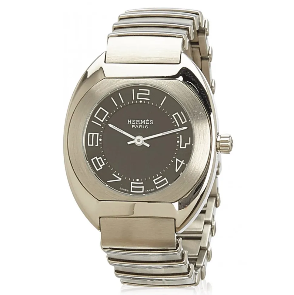 Hermès Vintage - Espace ES 1.210 Ladies Watch - Silver - Stainless Steel Watch - Luxury High Quality - Avvenice