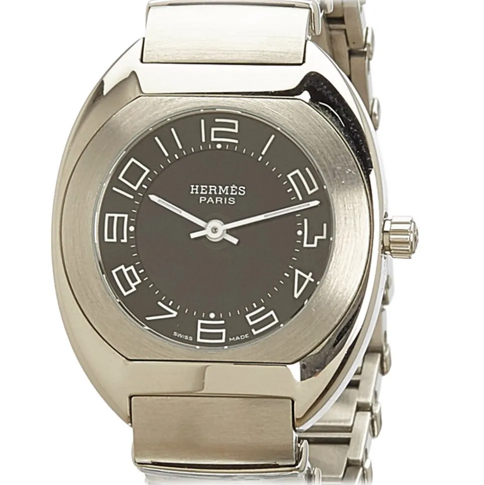 Hermès Vintage - Espace ES 1.210 Ladies Watch - Silver - Stainless Steel Watch - Luxury High Quality - Avvenice