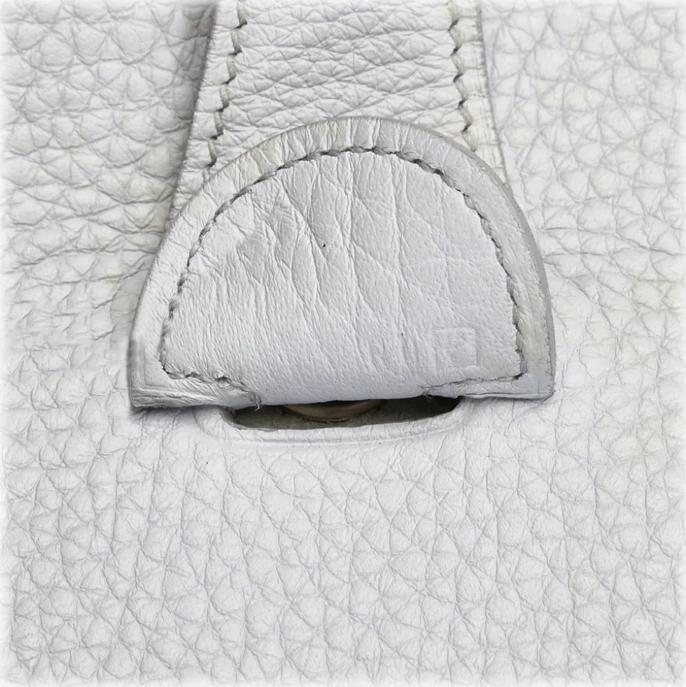 Hermès Vintage - Evelyne I GM - White - Leather Handbag - Avvenice