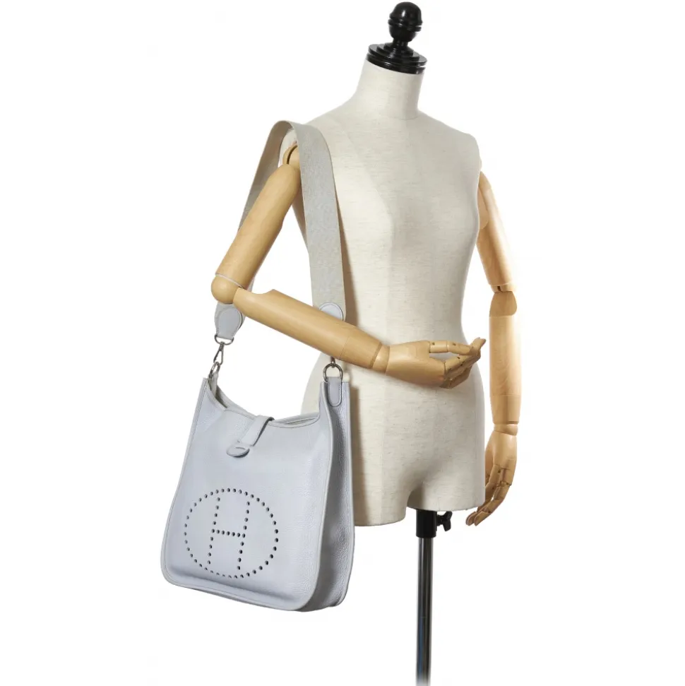 Hermès Vintage - Evelyne I GM - White - Leather Handbag - Avvenice